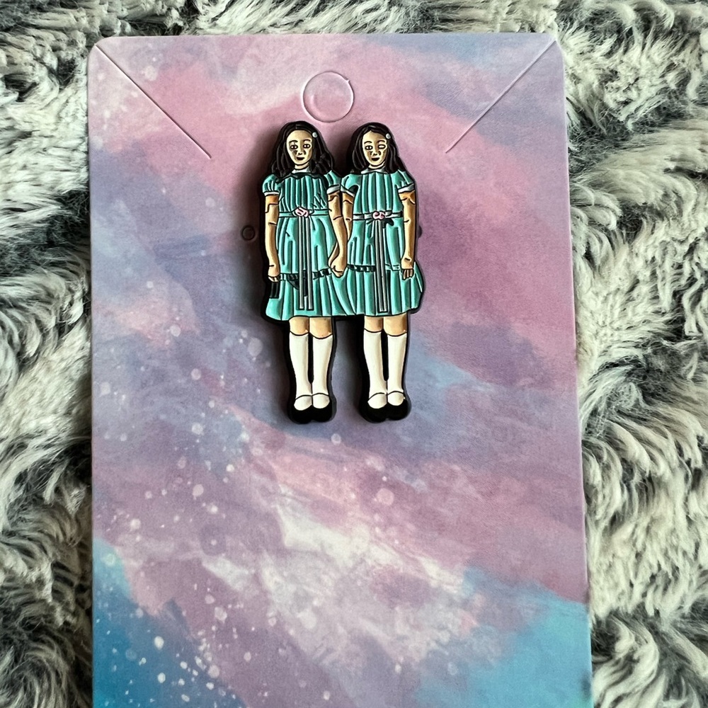 New The Shining pin Horror Movie Enamel pin.
